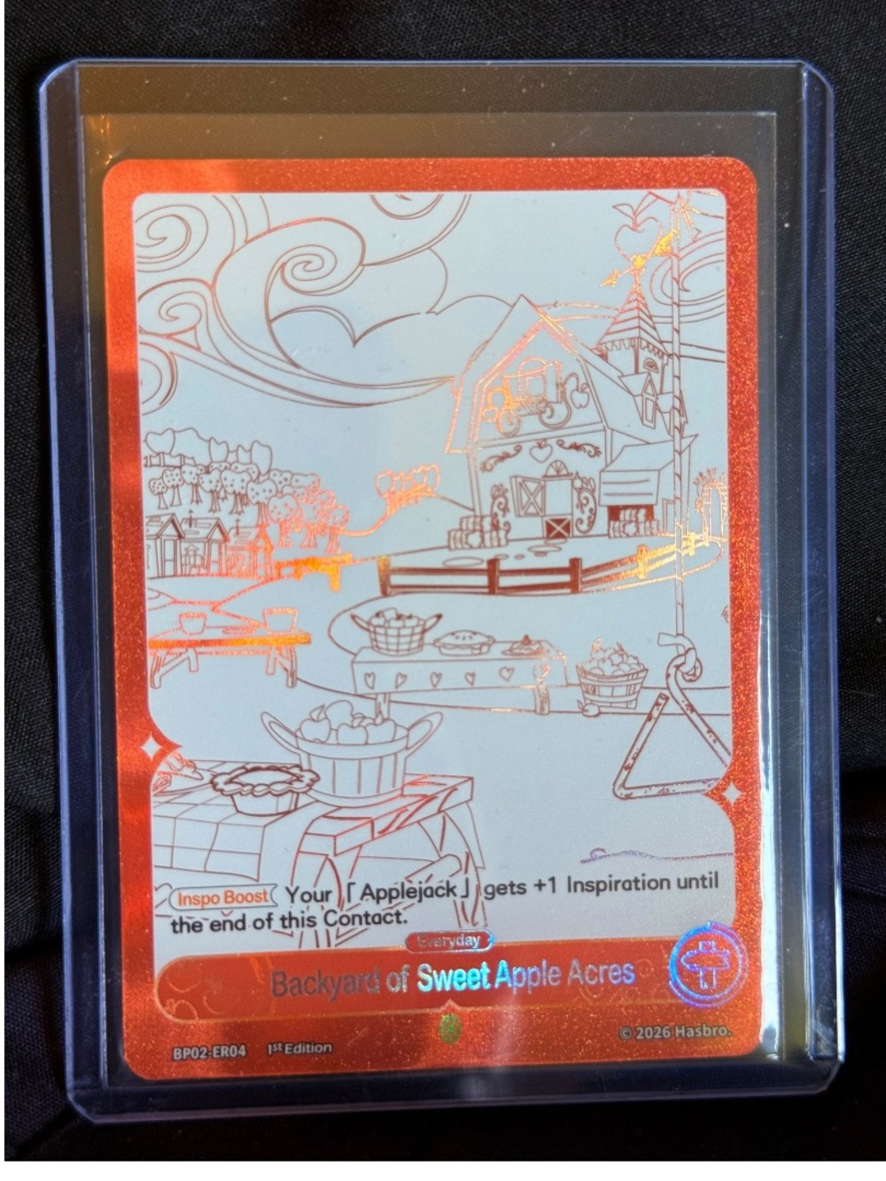 1st Backyard of Sweet Apple Acres Emerald Rare BP02-ER04 My Little Pony Discord